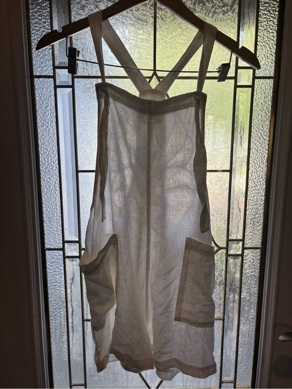 Aeropostale Cream/Tan Lightweight romper